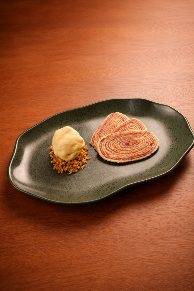 Bolo de Rolo com Sorvete