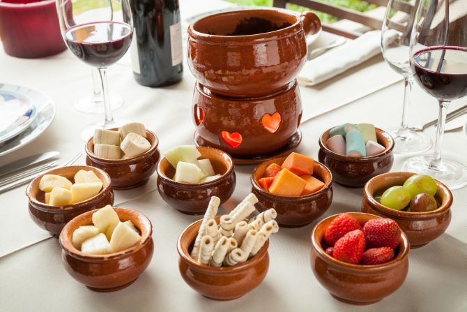 Fondue de chocolate