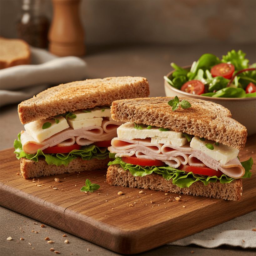 Sanduiche Light (Turkey abd Cheese Sandwich)